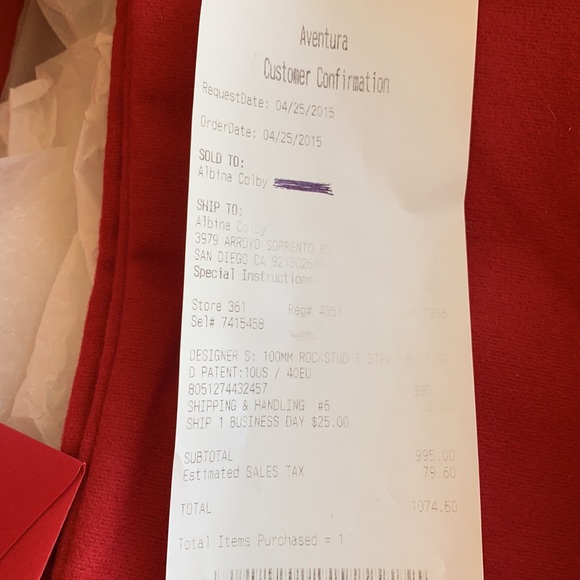 Authentic Valentino rockstud heels, sz 40. - Picture 8 of 11